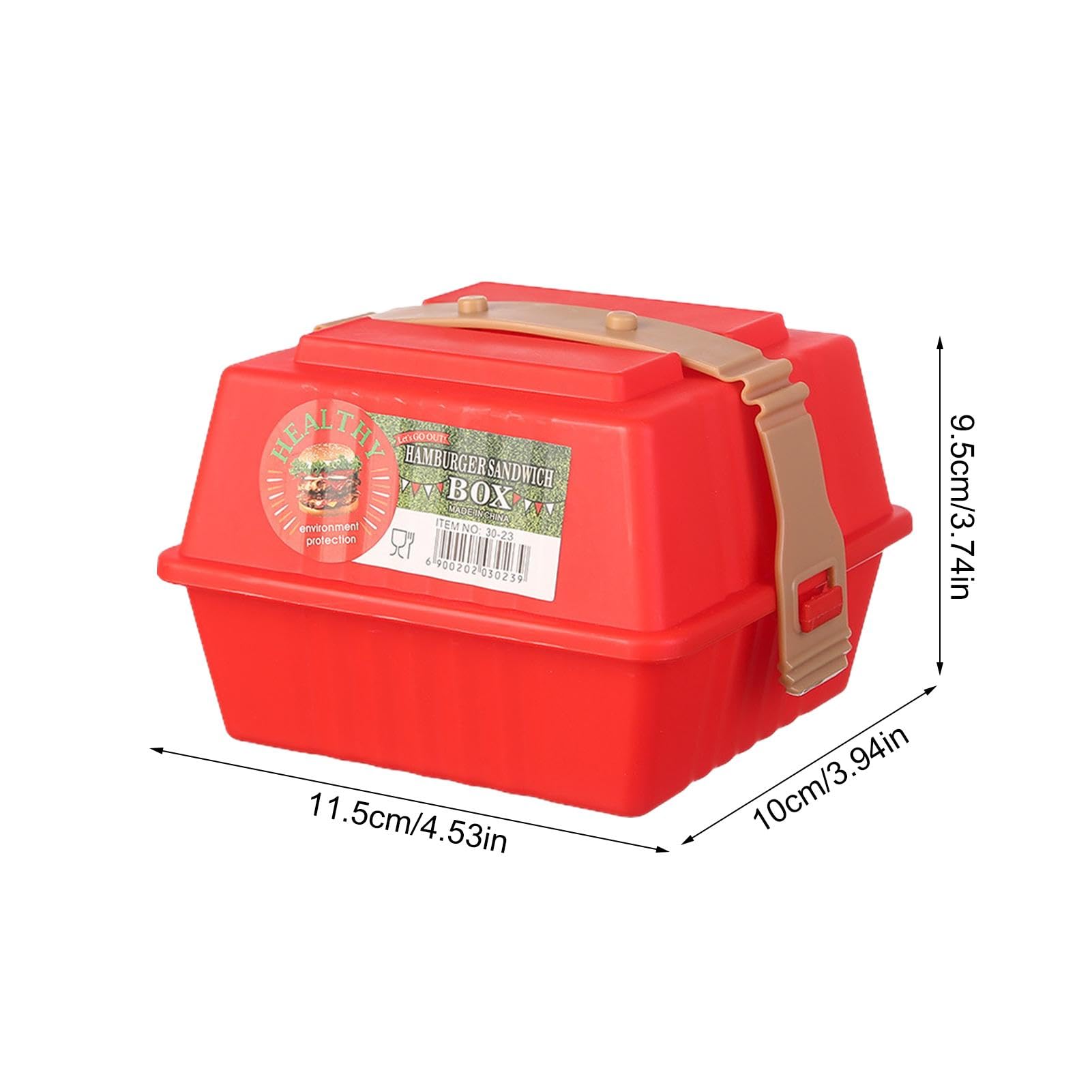 Amazon | ハンバーガーバンストレージボックス、ハンバーガーランチ